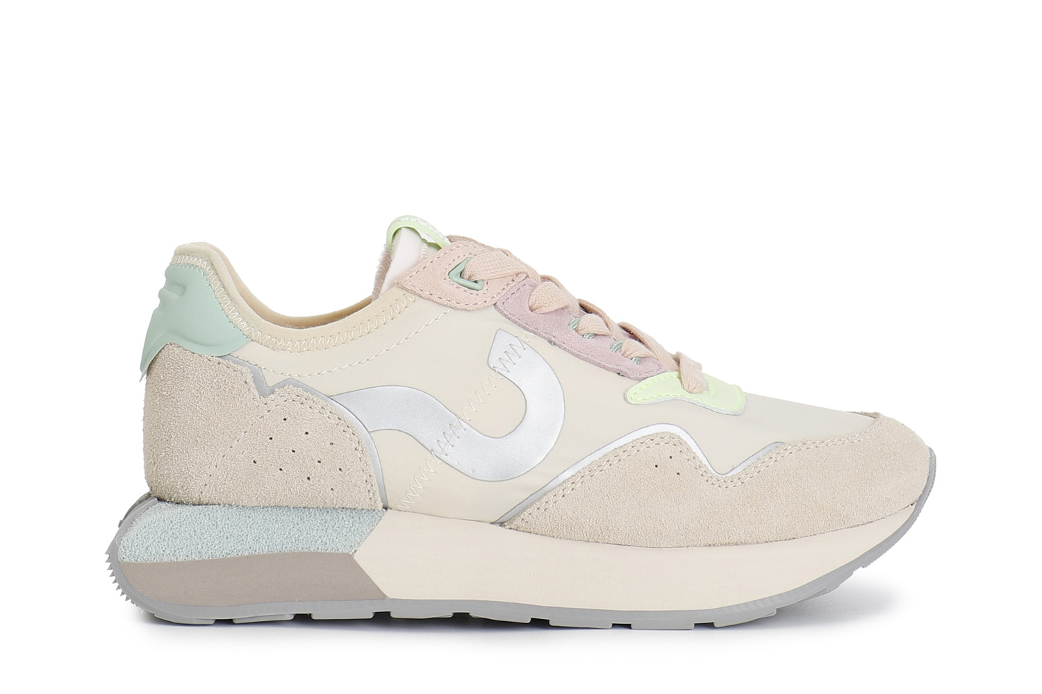 running en tissu et daim multi beige 40 running en tissu et daim multi beige 40