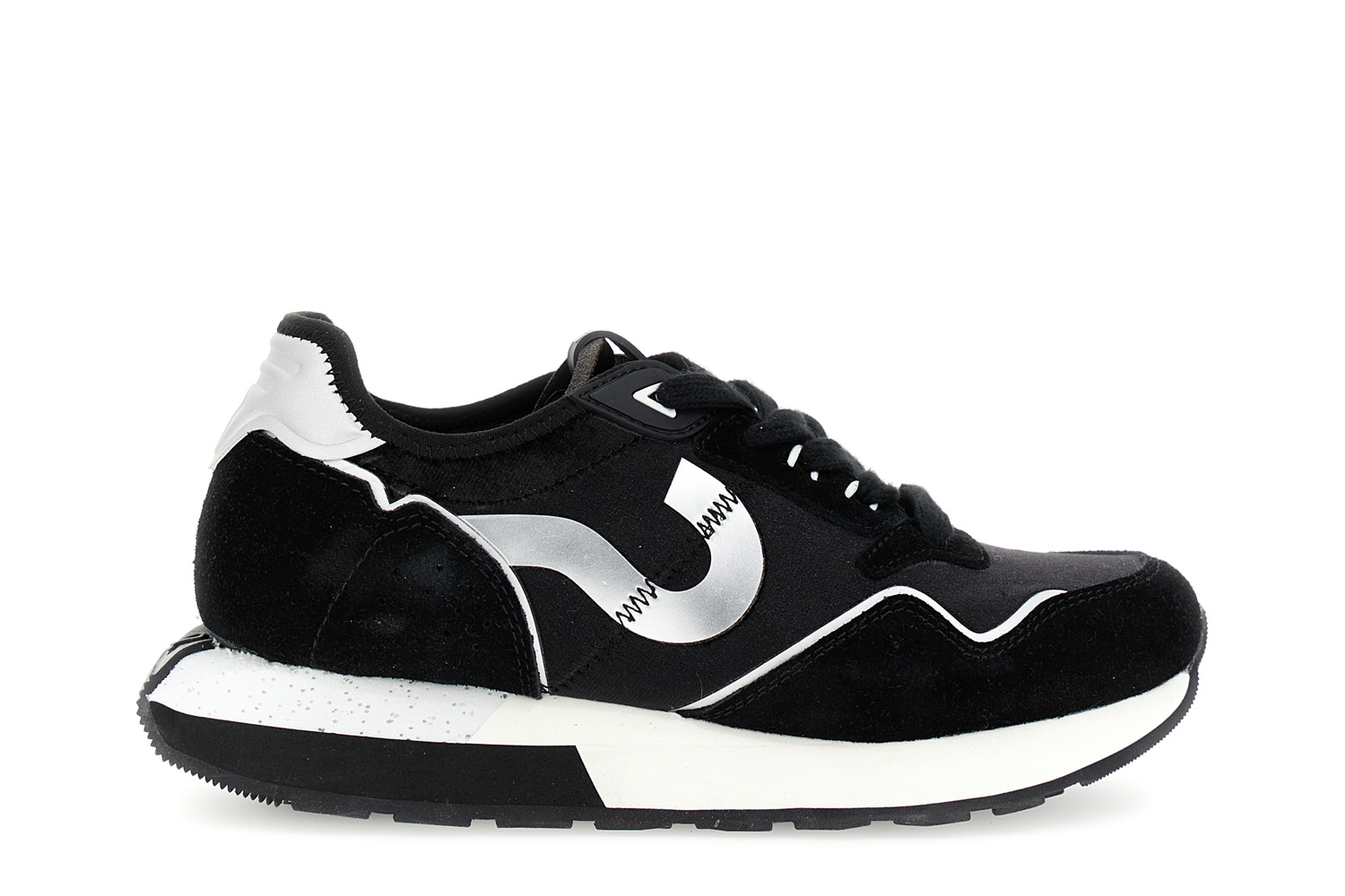chaussures de course en velours avec empiècements en daim black 40 chaussures de course en velours avec empiècements en daim black 40