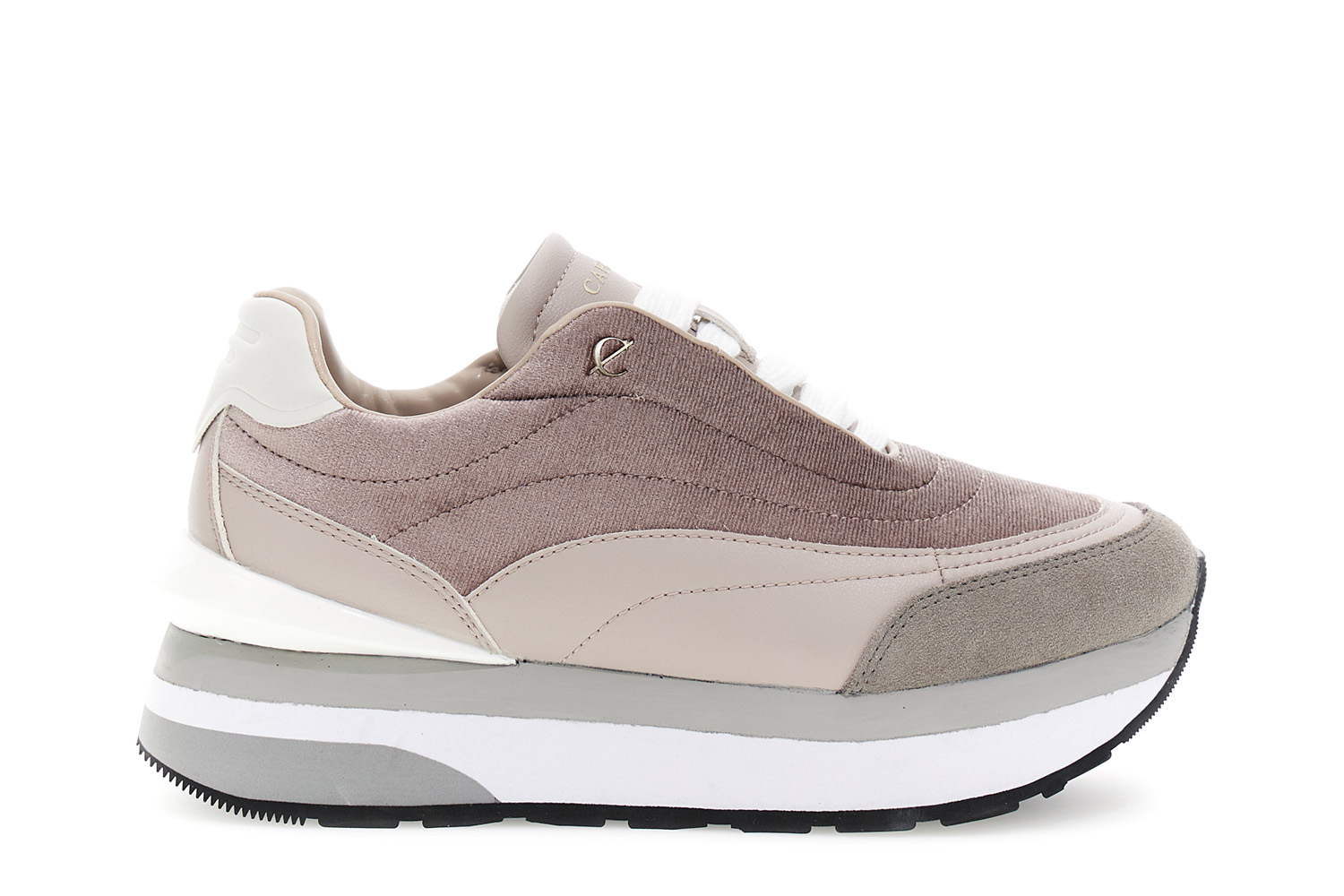 chaussures de course en velours et cuir taupe 40 chaussures de course en velours et cuir taupe 40