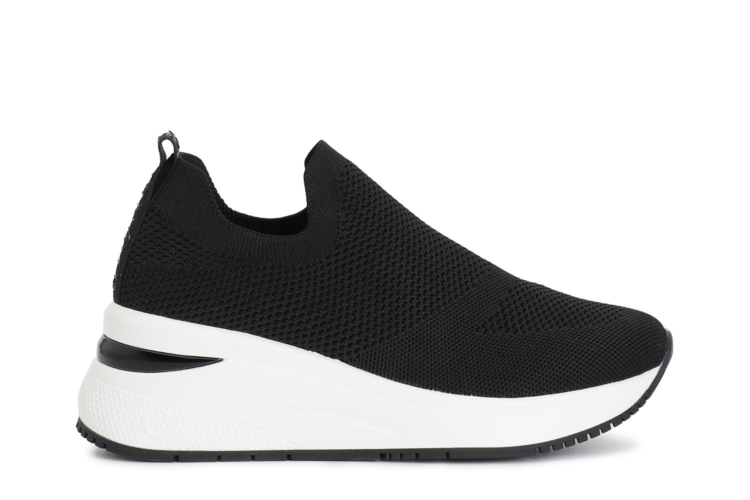 slip-on femme avec chaussette black 38