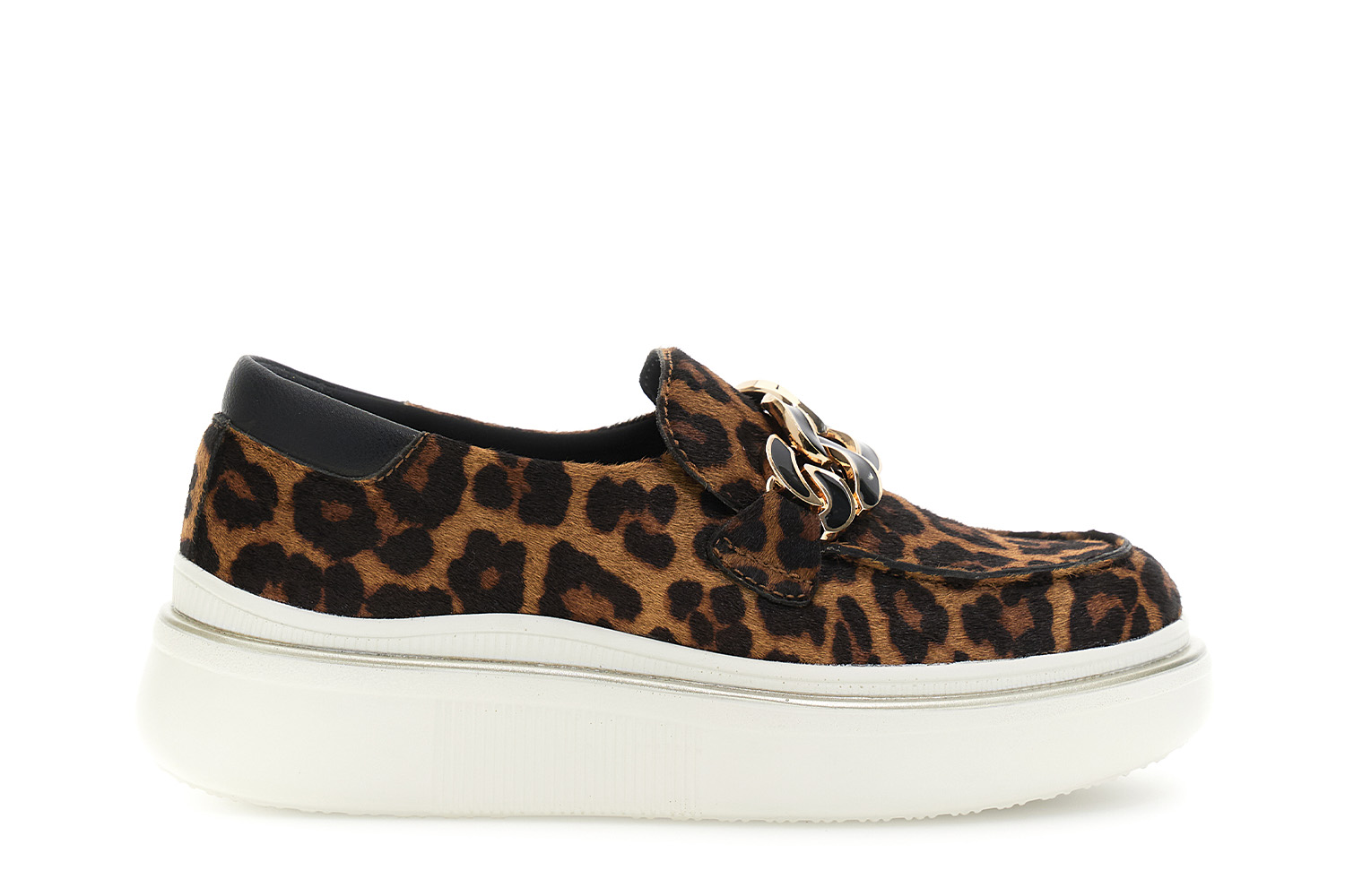 mocassins en cuir effet poulain maculated 37
