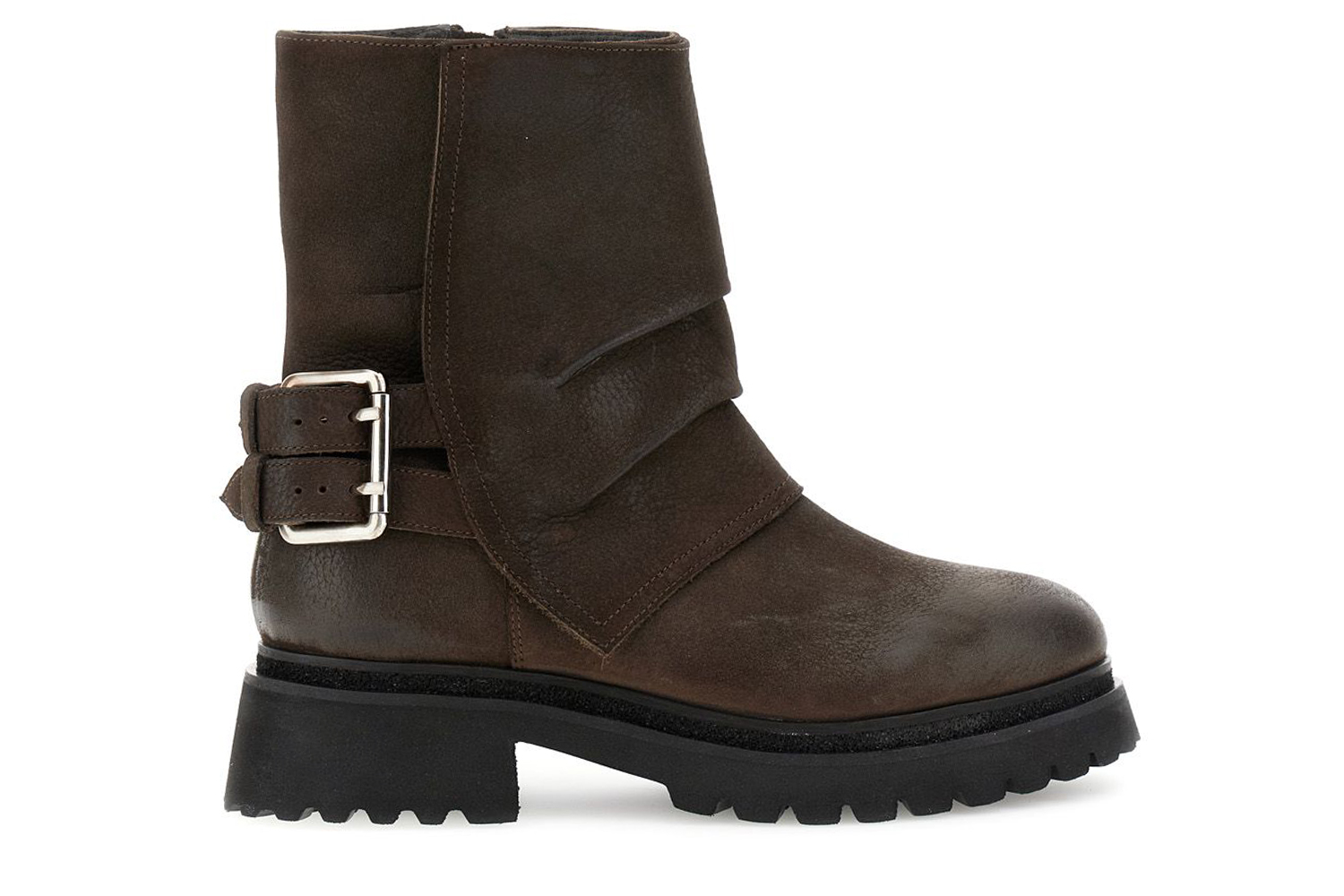bottines à revers en nubuck dark brown 40 bottines à revers en nubuck dark brown 40