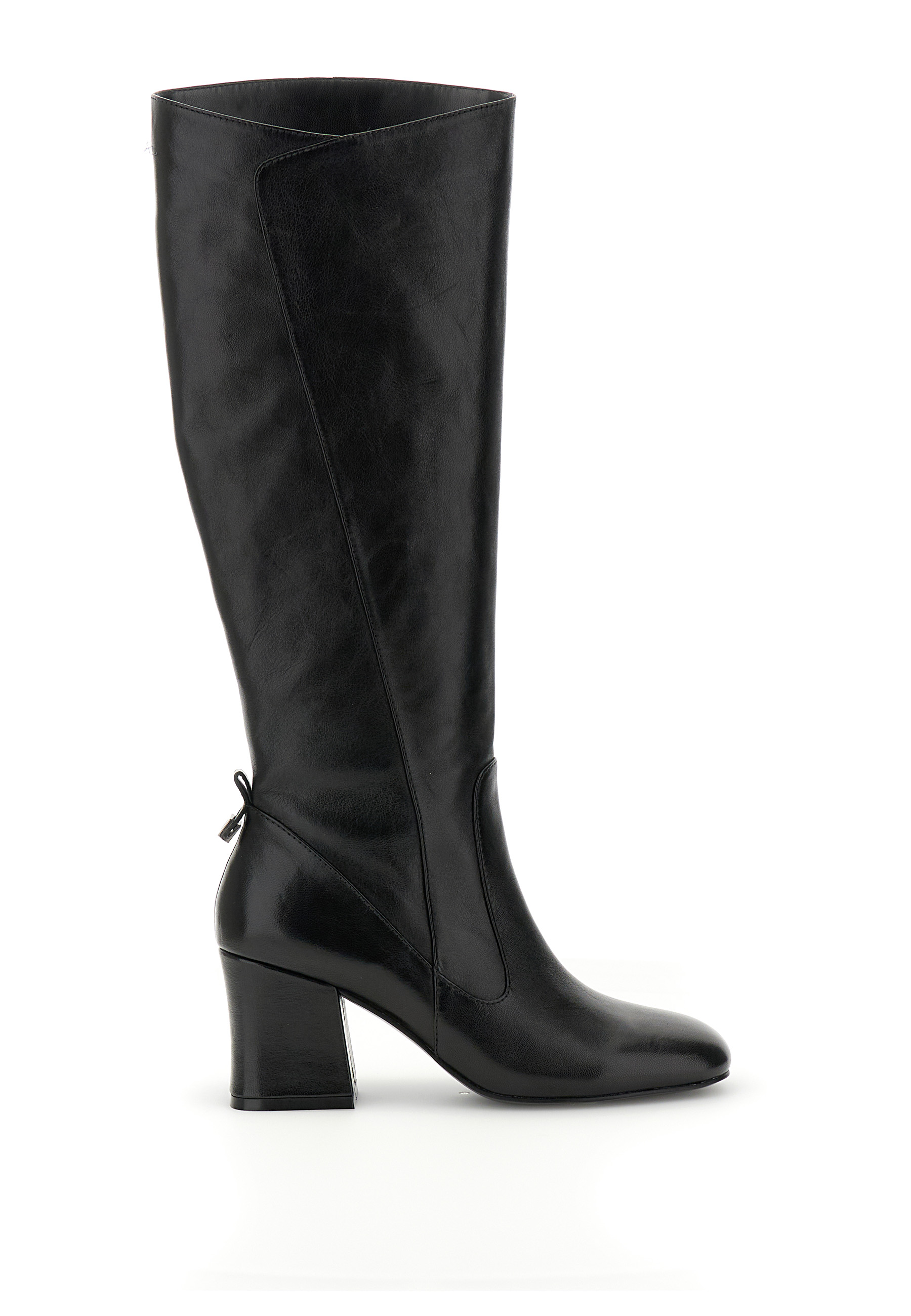 bottes en cuir nappa black 40