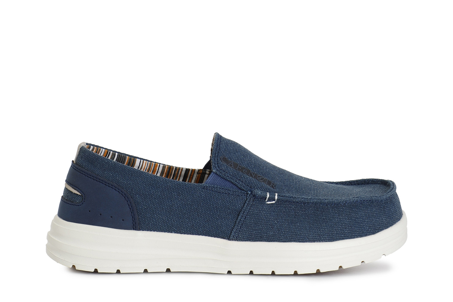 mocassins en tissu blue 44