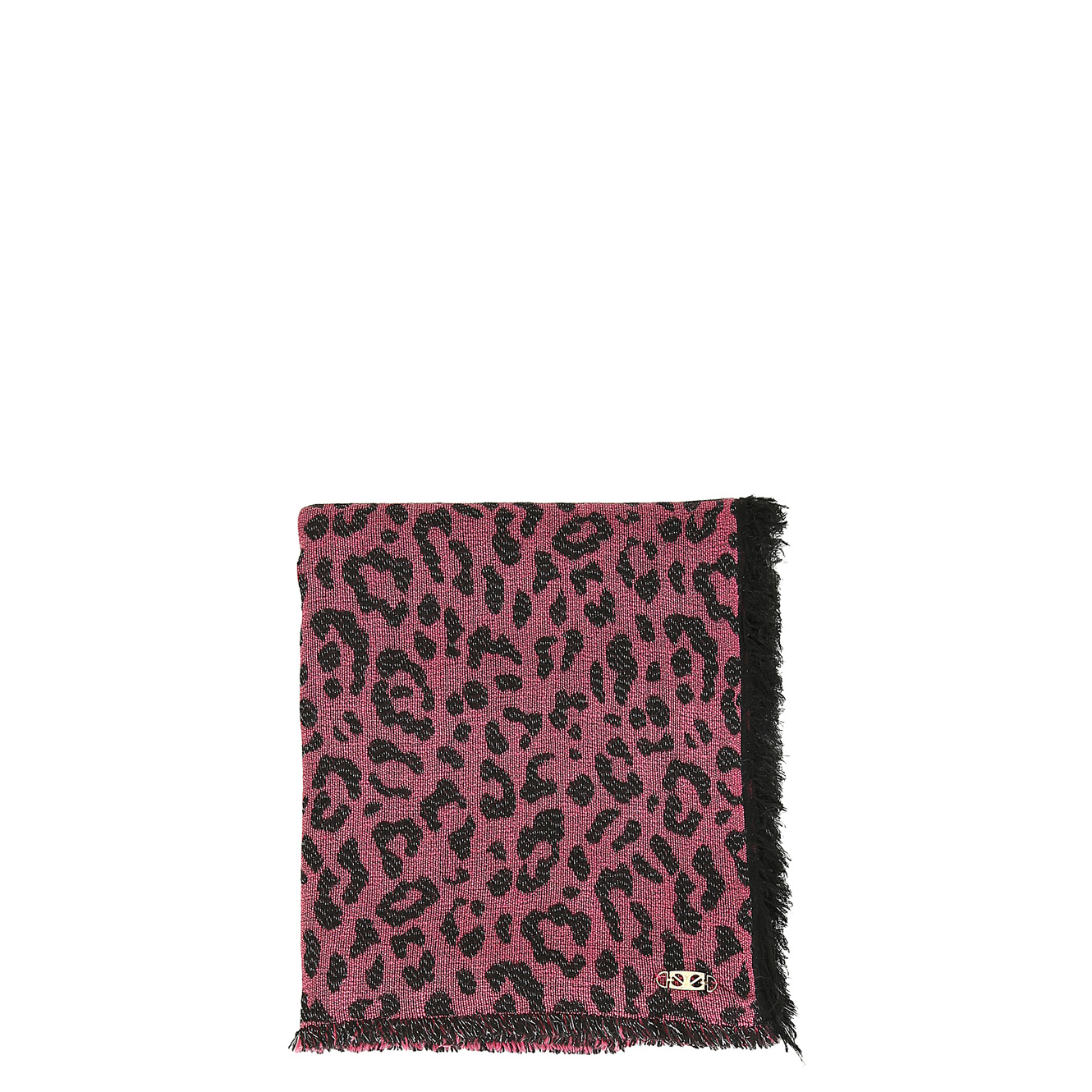 foulard animalier avec lurex fuchsia animal print taglia unica foulard animalier avec lurex fuchsia animal print taglia unica