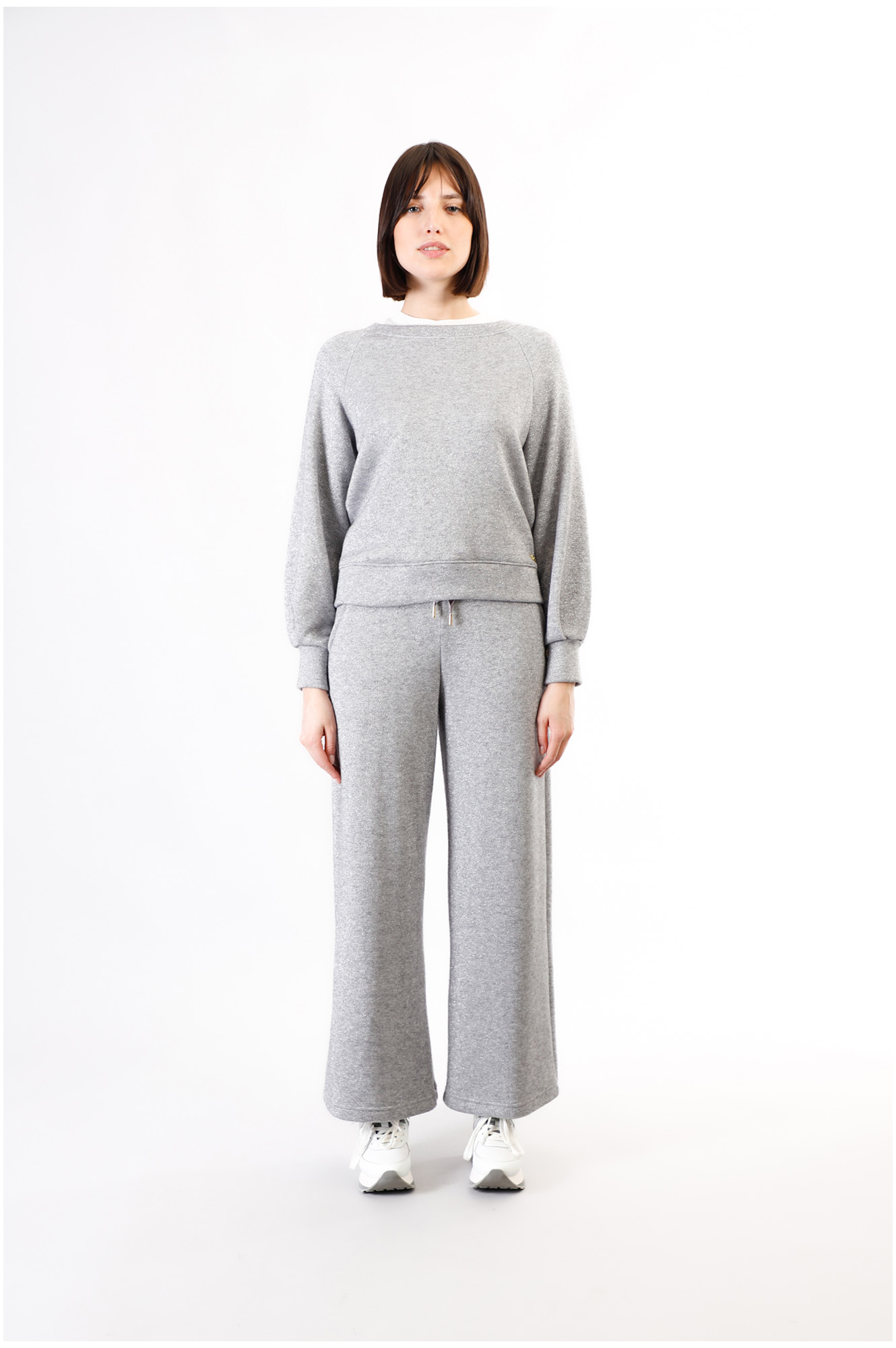 sweat col bateau, sweat mains chaudes silver xl