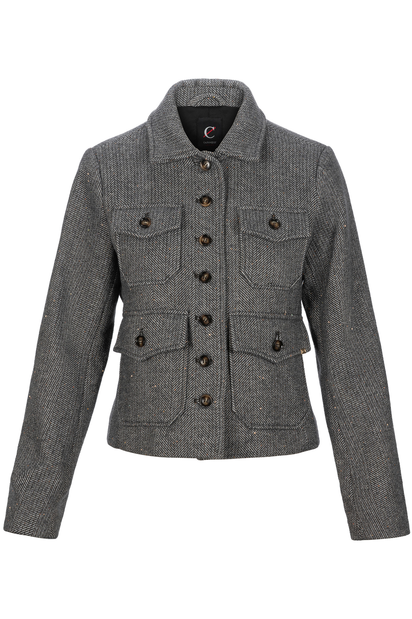 veste en mélange laine avec paillettes grey herringbone 48 veste en mélange laine avec paillettes grey herringbone 48