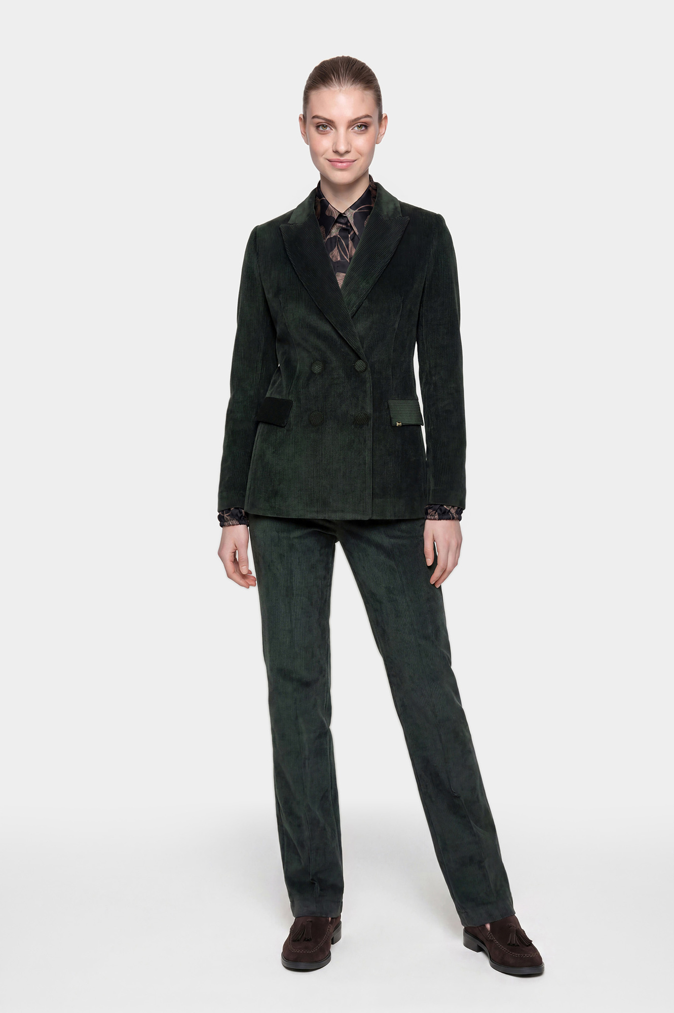 veste croisée en velours côtelé forest green 46 veste croisée en velours côtelé forest green 46