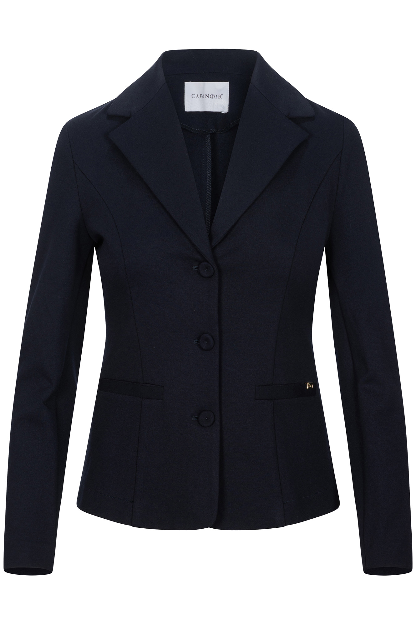veste non doublée en tissu stretch navy veste non doublée en tissu stretch navy