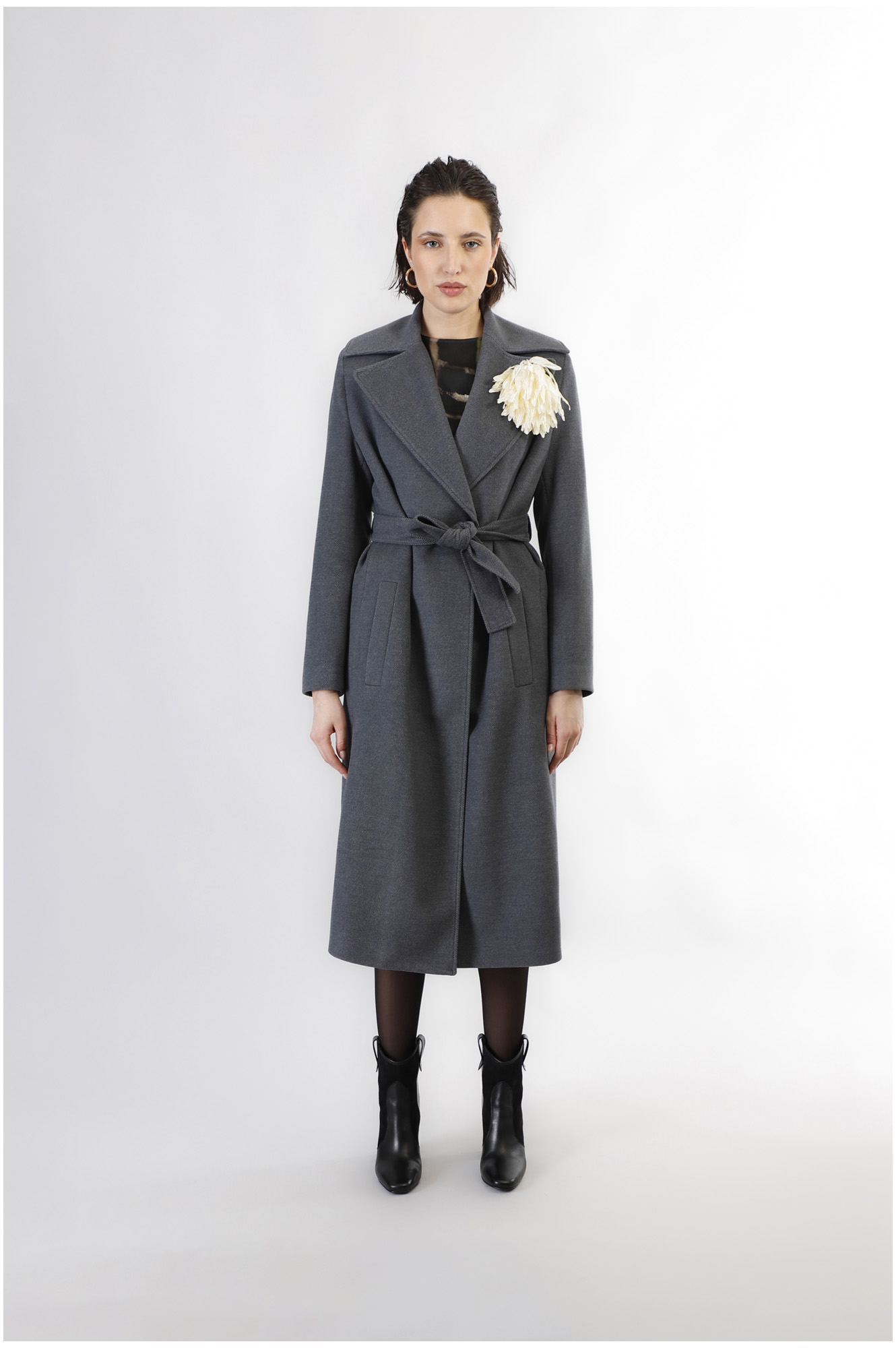 manteau long style peignoir smoke 42