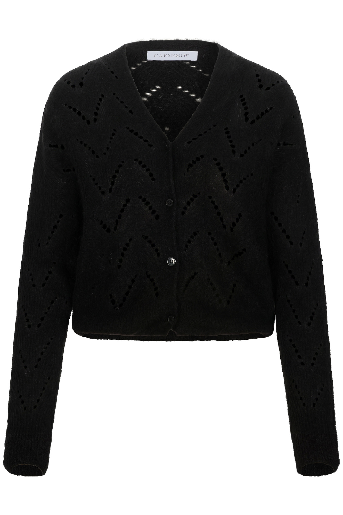 cardigan en mohair black xs