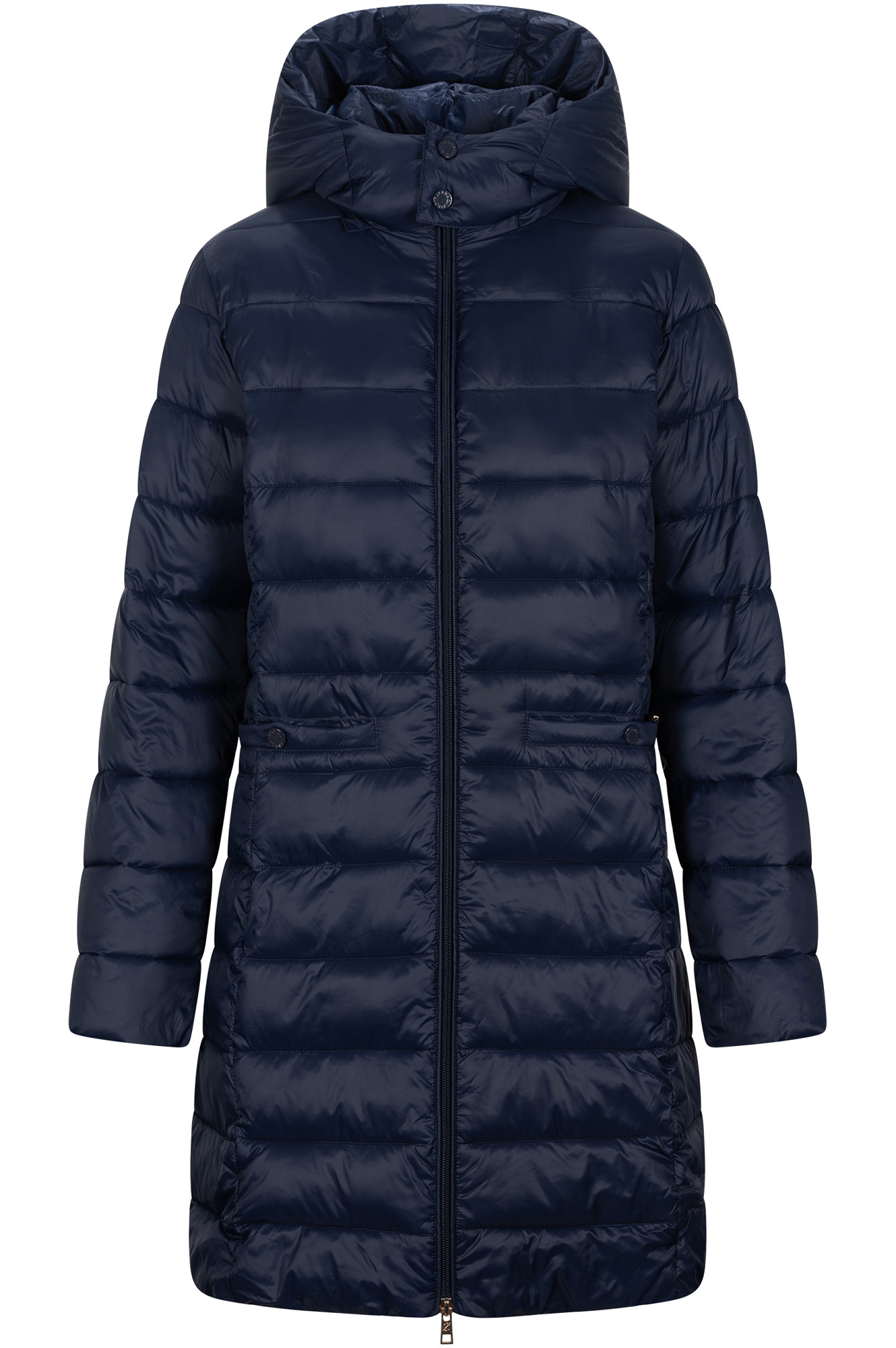 doudoune ajustée à capuche amovible navy 38 doudoune ajustée à capuche amovible navy 38