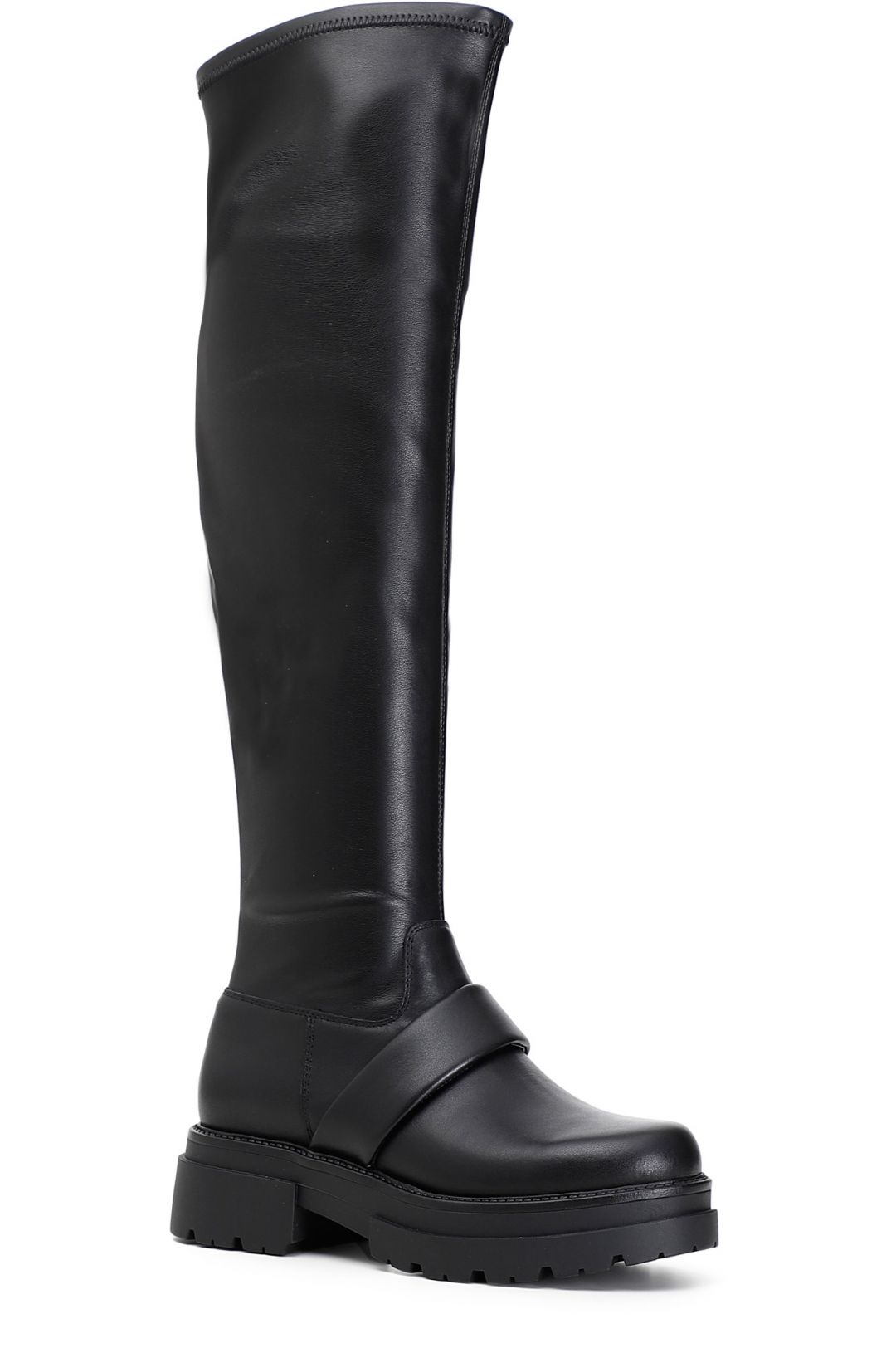 Bottes Hautes Bottes Montantes Noires Bottes Femme à Petit Talon
