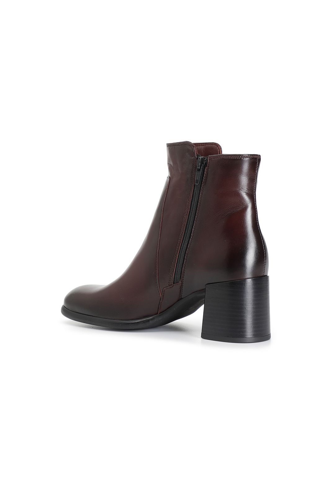 CAFèNOIR Bottines En Cuir Avec Fermeture Zippée - Style Italien Authentique