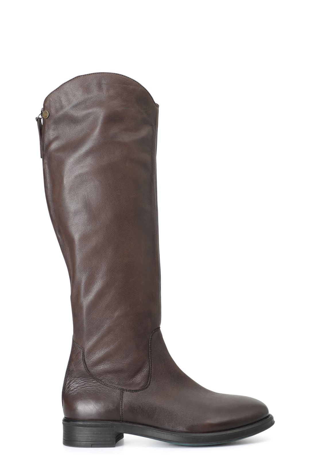 Bottes Femme Dune En Cuir Noir - Hauteur Genou, Taille UK 3/EUR 36, Fermeture éclair Latérale, Occasion